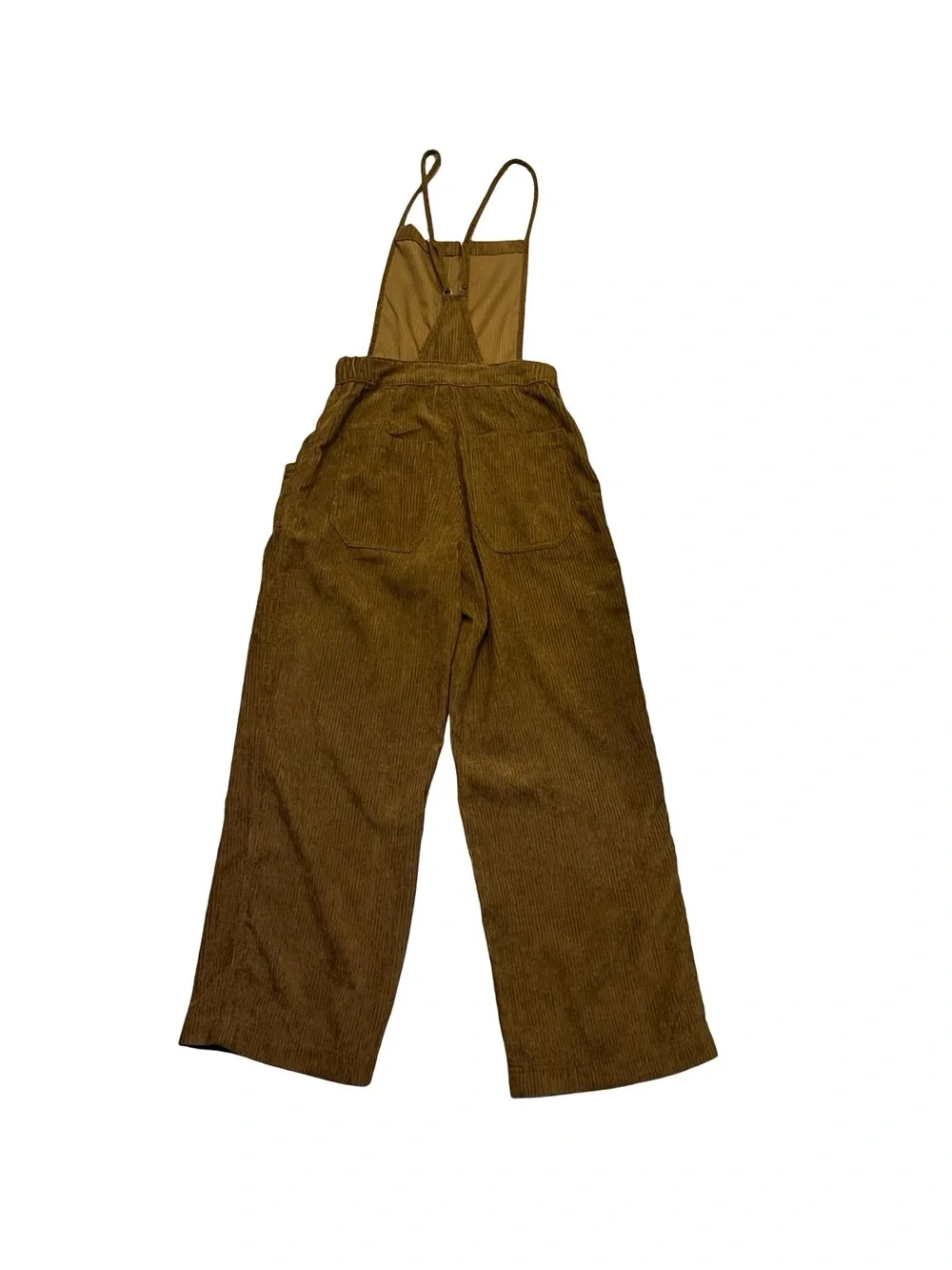 Promesa Brown Corduroy Wide Leg Overalls | Boho | Size Small